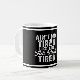 Taza De Café Diseño Agotado Pero Feliz