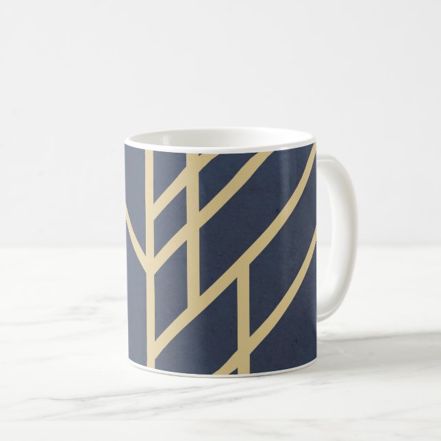 Taza De Café Diseño Art Deco (Anverso derecho)