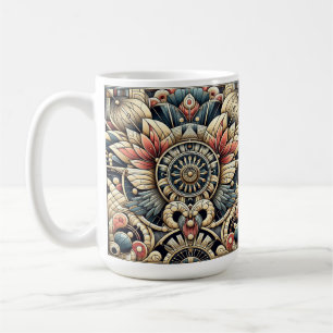 Taza De Café Diseño Art Deco