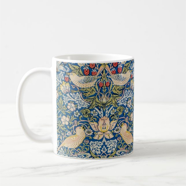 Taza De Café Diseño Art Nouveau para aves (Izquierda)
