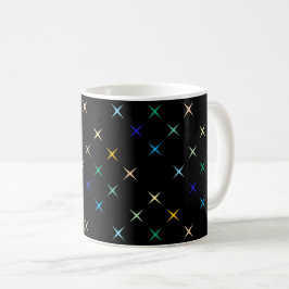 Taza De Café Diseño artístico de las estrellas geométricas del 