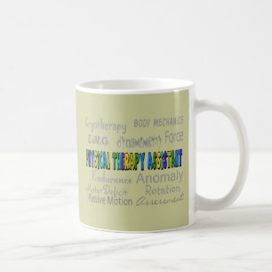 Taza De Café Diseño auxiliar de la "terminología" de la terap