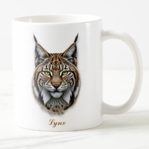 Taza De Café Diseño bilateral de café Lynx Mug