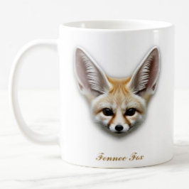 Taza De Café Diseño bilateral del tazón de café de la Fox de Fe