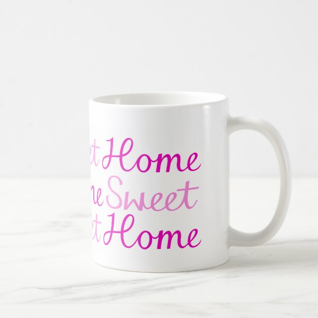 Taza De Café Diseño casero dulce casero de la escritura en (Derecha)