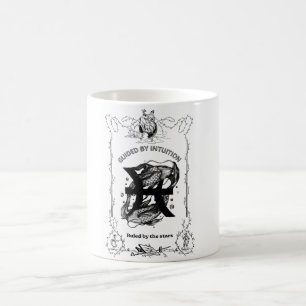 Taza De Café Diseño Celestial Intuición de Piscis