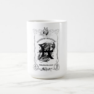 Taza De Café Diseño Celestial Intuición de Piscis