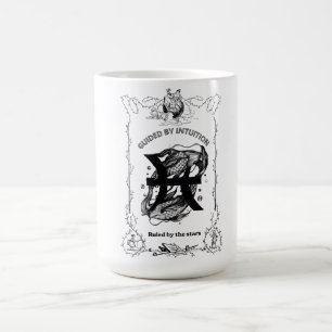 Taza De Café Diseño Celestial Intuición de Piscis