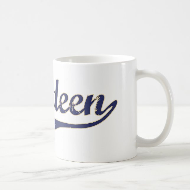 Taza De Café Diseño clásico de Aberdeen Washington (Derecha)