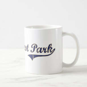 Taza De Café Diseño clásico de Forest Park Washington del lag