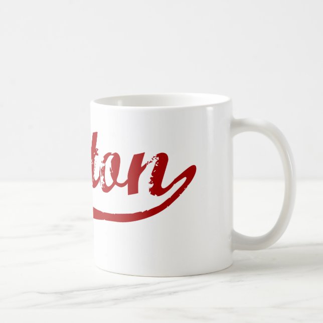 Taza De Café Diseño clásico de Norton Massachusetts (Derecha)