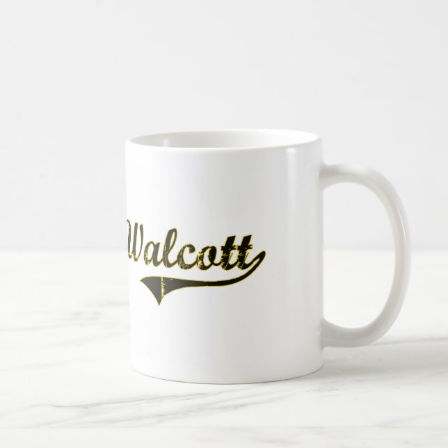 Taza De Café Diseño clásico de Walcott Iowa (Derecha)