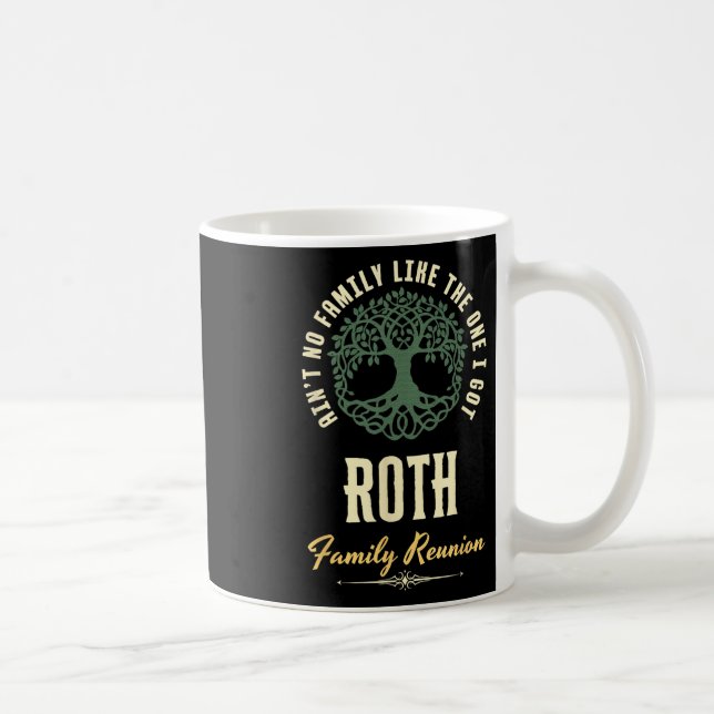Taza De Café Diseño coincidente de Family Reunion 2025 - Roth (Derecha)