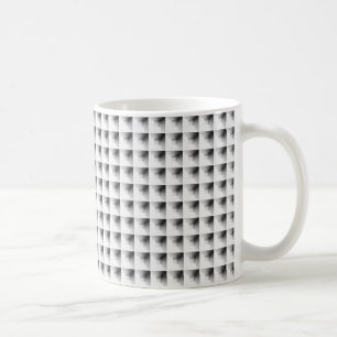 Taza De Café diseño compartimental en gris...