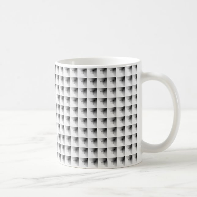 Taza De Café diseño compartimental en gris... (Derecha)