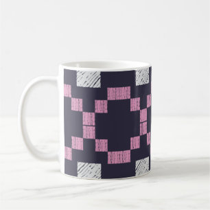 Taza De Café Diseño con eclosión manual. Ornamento étnico de bo