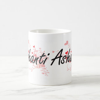 Taza De Café Diseño conocido artístico de Ashanti con los