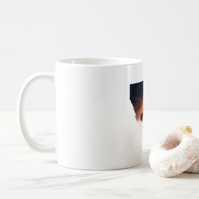 Taza De Café Diseño creativo de baloncesto - Jugador, zapato y  (Con donut)