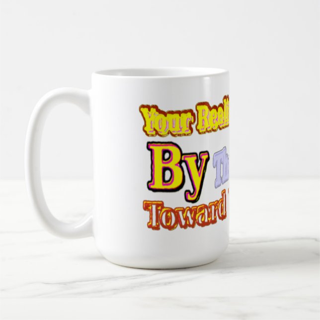 Taza De Café Diseño Cuto De Arte Sobre "Tu Realidad". Comprar (Izquierda)