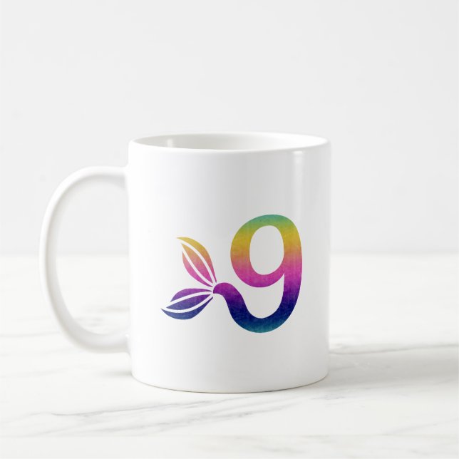 Taza De Café diseño de 9 peces (Izquierda)