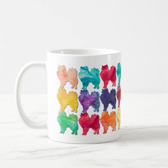 Taza De Café Diseño de acuarela para esquimales en esquimal est (Izquierda)