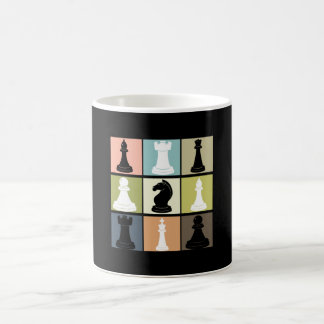 Taza De Café Diseño De Ajedrez Con Chessboard Para Jugador De A