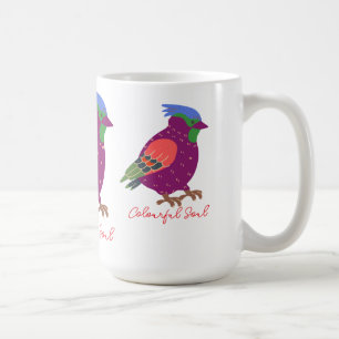 Taza De Café Diseño de Alma Colorida