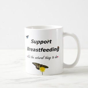 Taza De Café Diseño de amamantamiento de la naturaleza de la