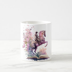 Taza De Café Diseño de amante de libros de fantasía