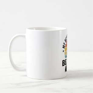 Taza De Café Diseño de amante de perro Collie barbudo puesta de