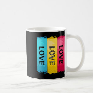 Taza De Café Diseño de amor de tres veces