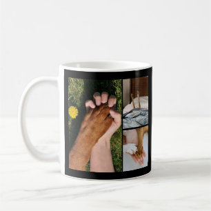 Taza De Café Diseño de amor por perros con cuatro patas en el c