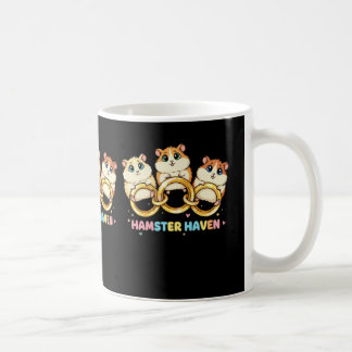 Taza De Café Diseño de Anillo Encantador Hamster Haven