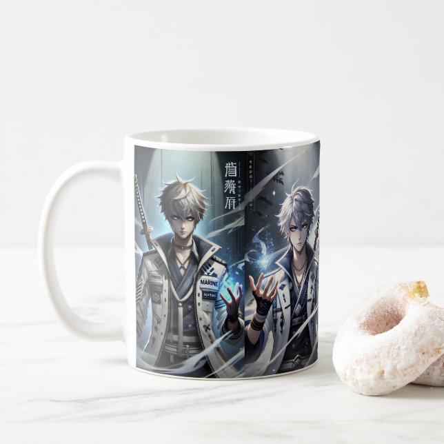 Taza De Café diseño de anime de mugs (Con donut)