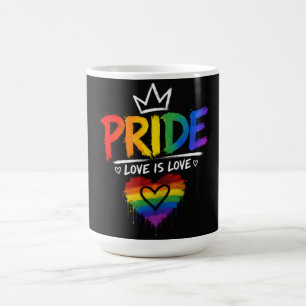 Taza De Café Diseño de arcoíris del Orgullo LGBT