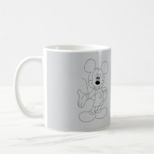 Taza De Café Diseño de Arte Abstracto Oscuro Místico Minimal