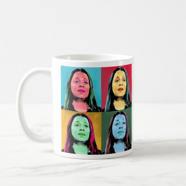 Taza De Café Diseño de arte Letitia James Pop (Izquierda)
