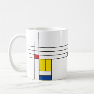Taza De Café Diseño de Arte Moderno Minimalista De Stijl Mondri