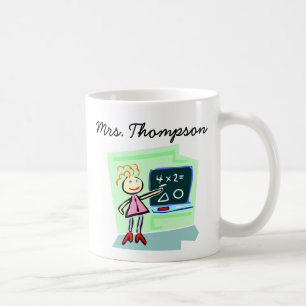Taza De Café Diseño de aula Math Chalkboard