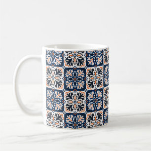 Taza De Café Diseño de azulejos de cerámica azulejos. Talavera