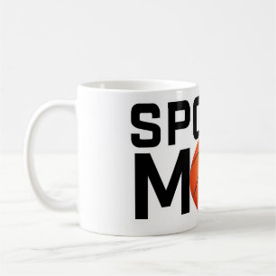 Taza De Café Diseño de Baloncesto para Mamá Deportista