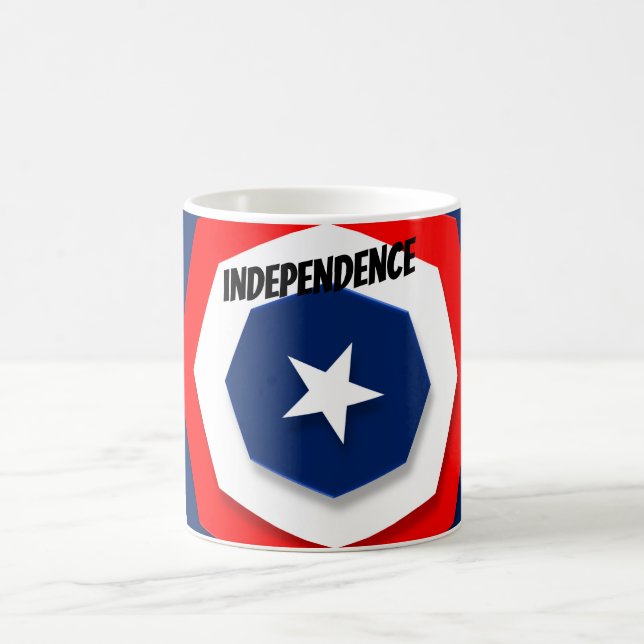 Taza De Café Diseño de bandera de Estados Unidos (Centro)