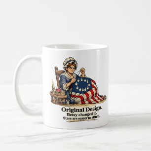 Taza De Café Diseño de bandera original Betsy Ross 