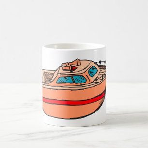Taza De Café Diseño de barcos náuticos Nautical Ilustracion