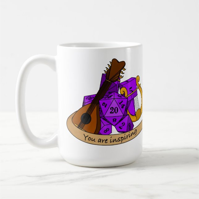 Taza De Café Diseño de Bard Dice (Izquierda)