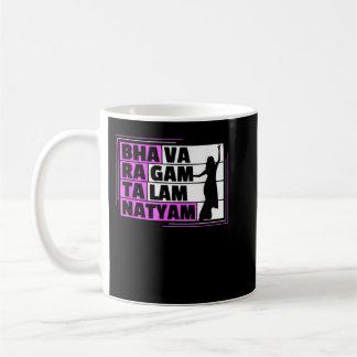 Taza De Café Diseño de Bharatanatyam para una bailarina de Bhar