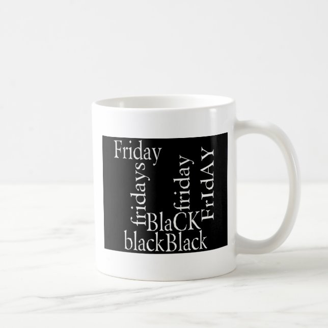 Taza De Café Diseño de Black Friday (Derecha)