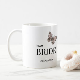 Taza De Café Diseño de boda personalizado para la novia