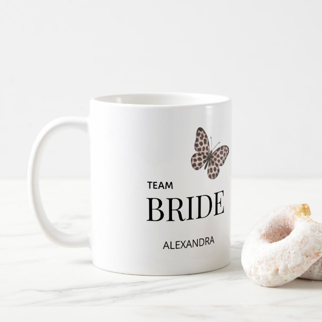 Taza De Café Diseño de boda personalizado para la novia (Con donut)