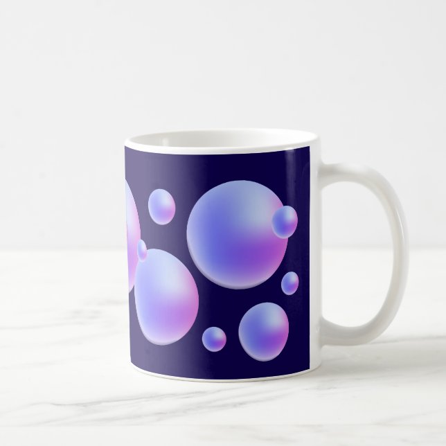 Taza De Café diseño de bola tridimensional (Derecha)